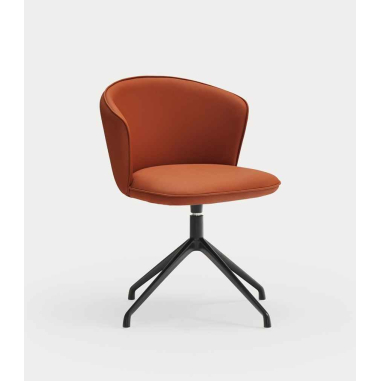 ADD PU BLACK otočná stolička