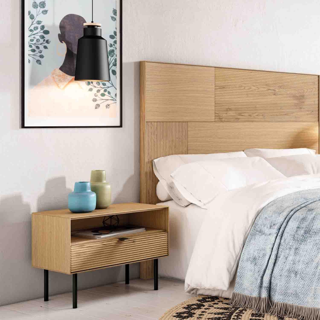 TULSA LOW nočný stolík 2