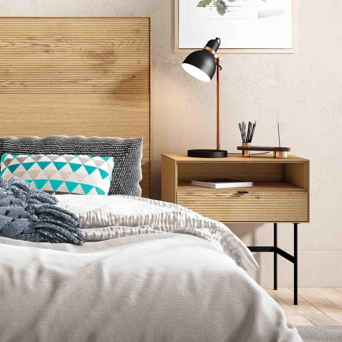 TULSA HIGH nočný stolík 2