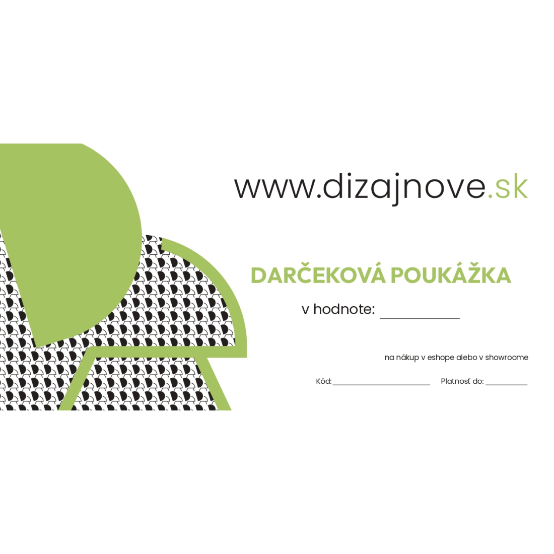 DARČEKOVÁ POUKÁŽKA