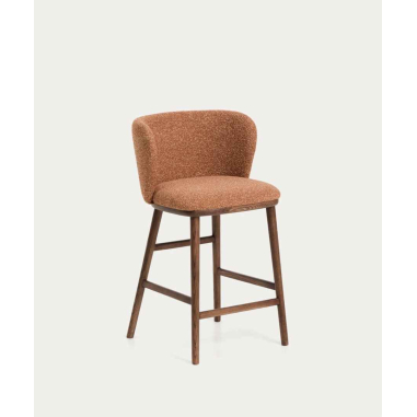 CISELIA CHENILLE WALNUT pultová stolička