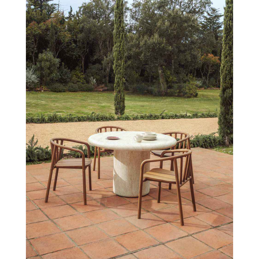DRASI ROUND záhradny stôl 2
