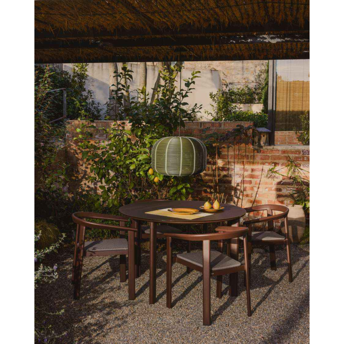 ERICE ROUND BROWN záhradný... 2