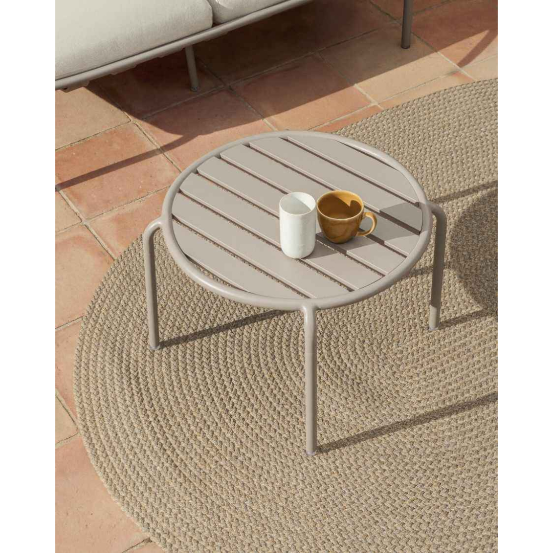 JONCOLS TAUPE príručný stolík 2