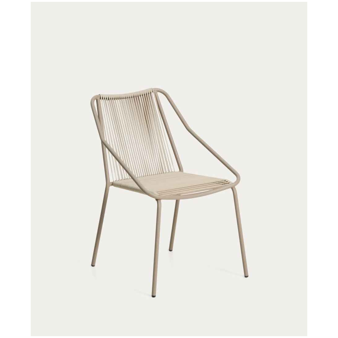 ZIVIA ECRU záhradná stolička