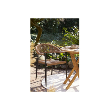 CANARI záhradná hliníková stolička