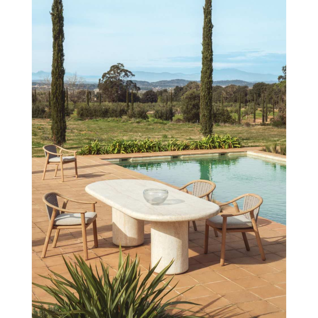 DRASI OVAL záhradný stôl 2