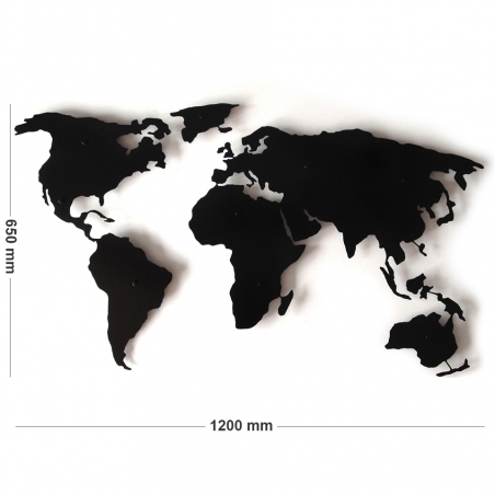 WORLD MAP 3D dekorácia - mapa sveta