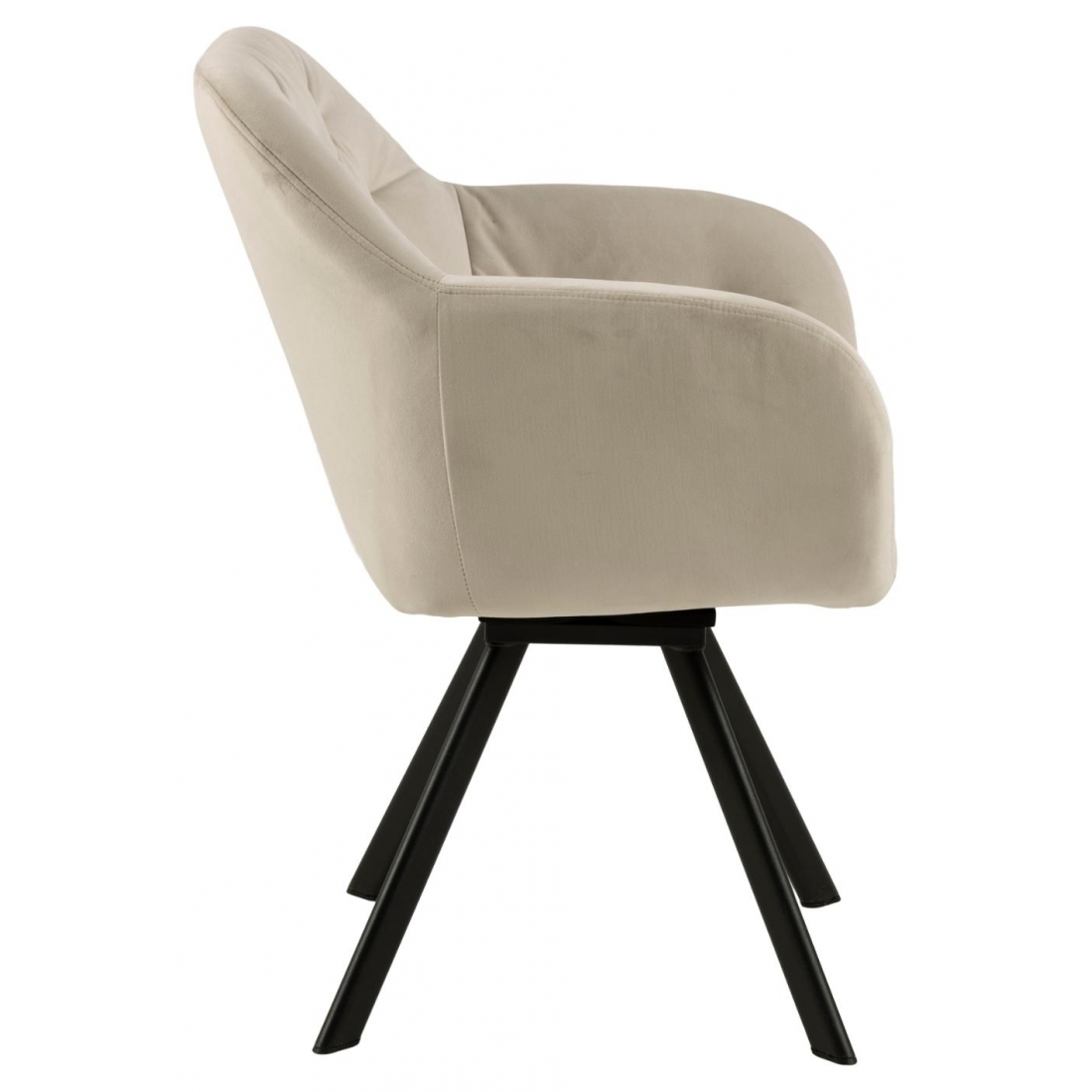 LOLA BLACK otočná stolička 2