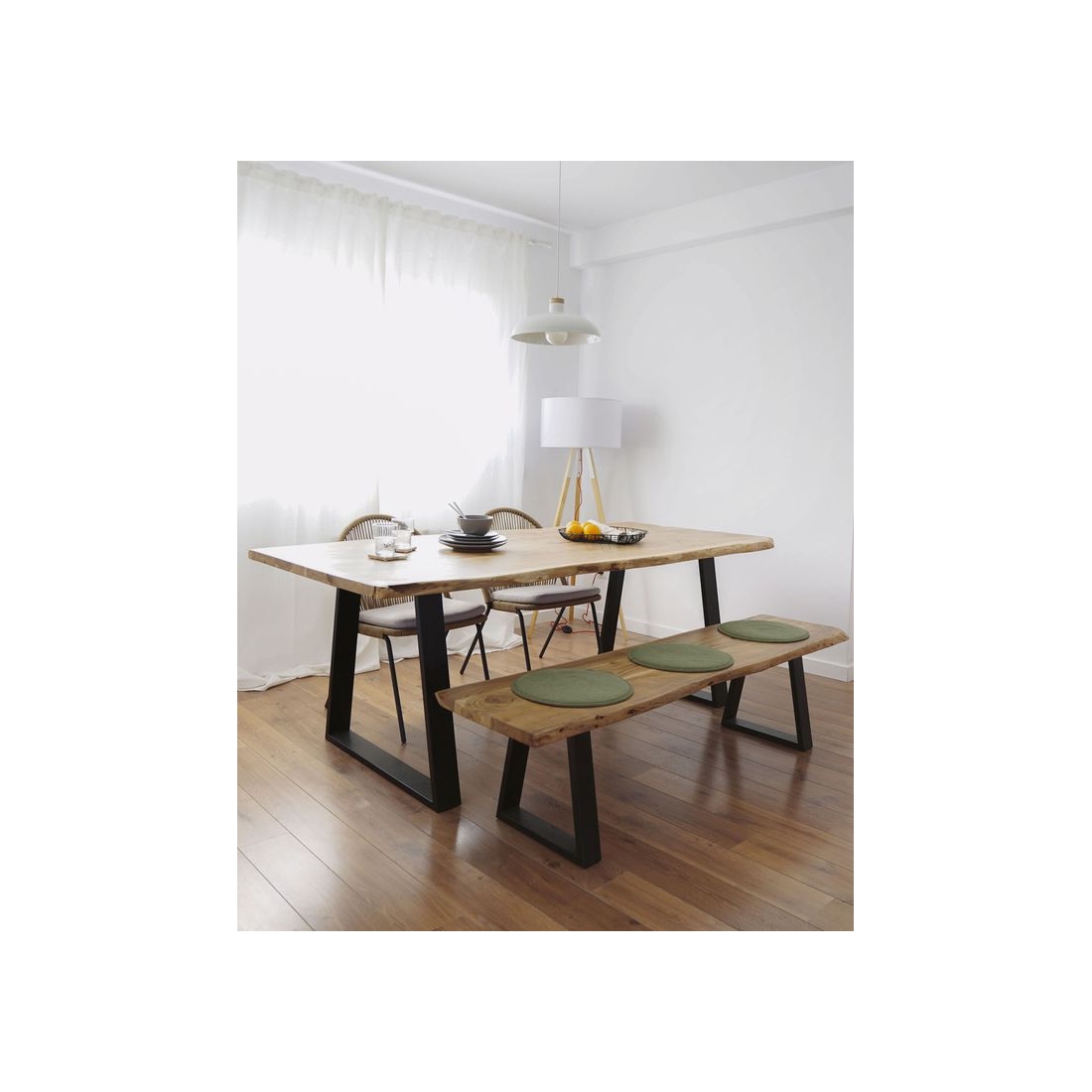 ALIALA 220 stôl z agatového dreva 2