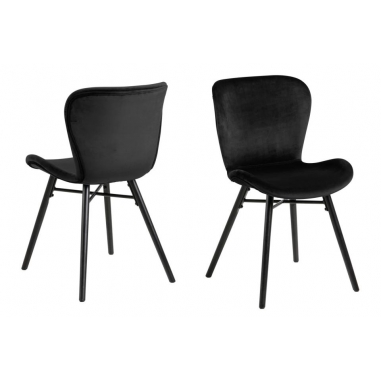 BATILDA VELVET BLACK stolička -...