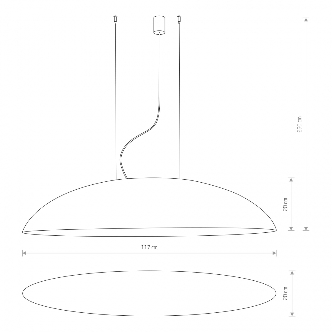 CANOE BLACK visiaca lampa 2