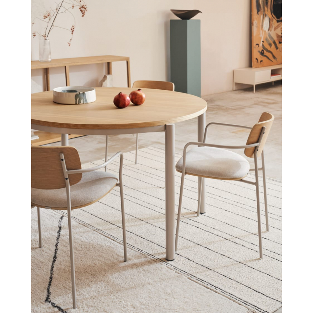 MAUREEN béžová stolička 2