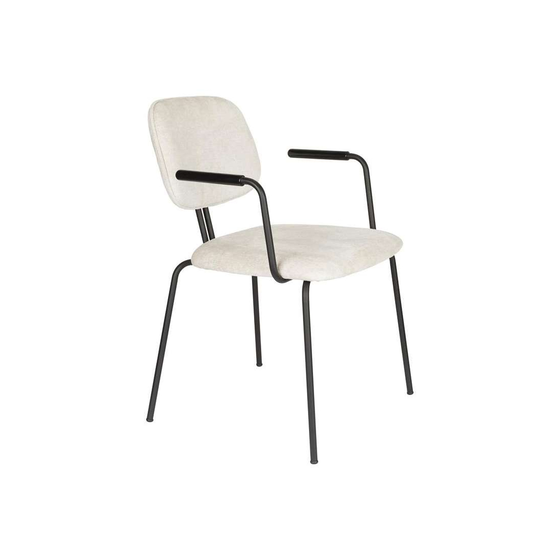 BOUTON stolička s podrúčkami