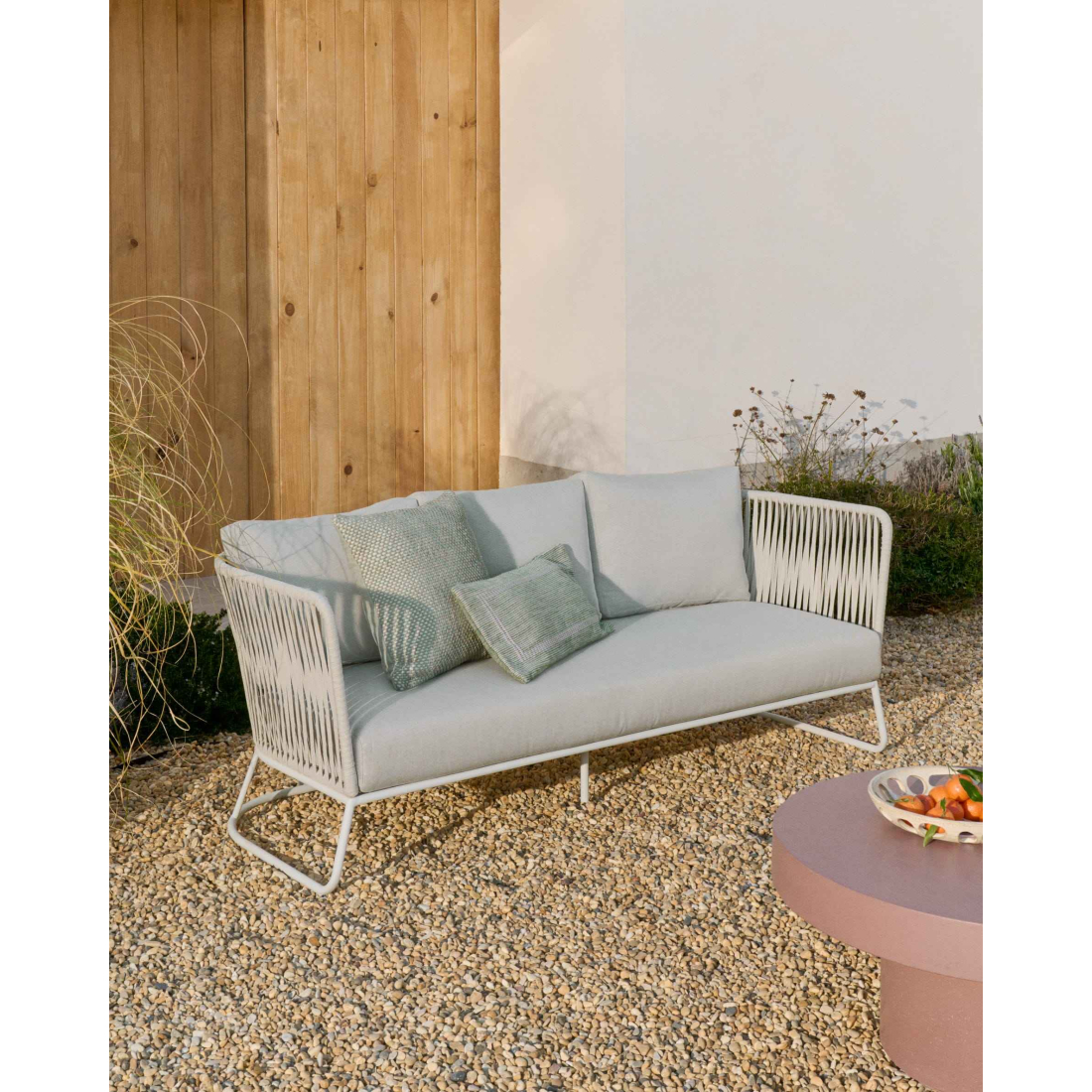 SACONCA GREY záhradná pohovka 2